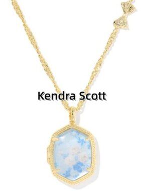Kendra Scott x LoveShackFancy Daphne Gold Locket Necklace